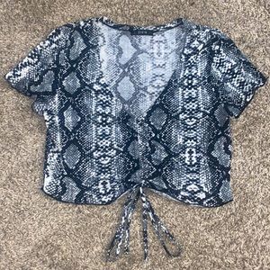 Shein Adjustable Crop Top